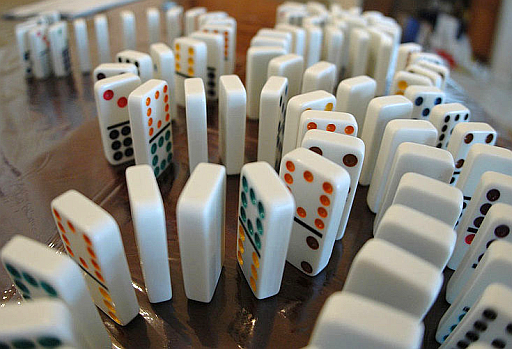 Dominoes waiting to fall