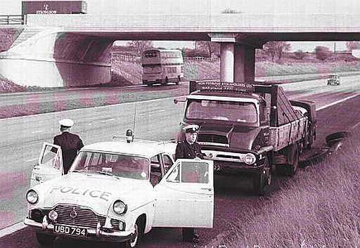 Traffic Police Ford Zephyr 6 motorway police car