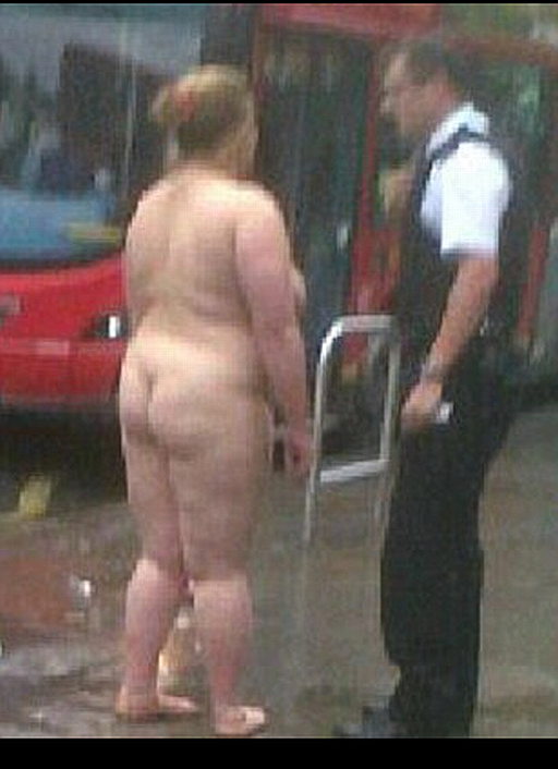 Woman forced to give clothes to rioters