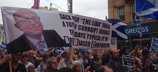 Scottish YES campaign thuggery, mob intimidation and bullying