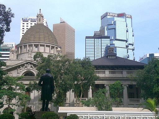 Hong Kong_Central_Statue_Square_Legislative_Council_Building_n_Neoclassicism_n_Lippo_Centre