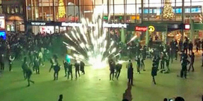 Muslims riot in Cologne