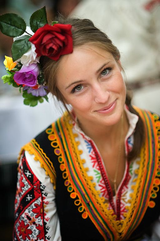Typical Bulgarian lady
