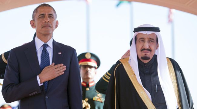 Saudi dictator with POTUS