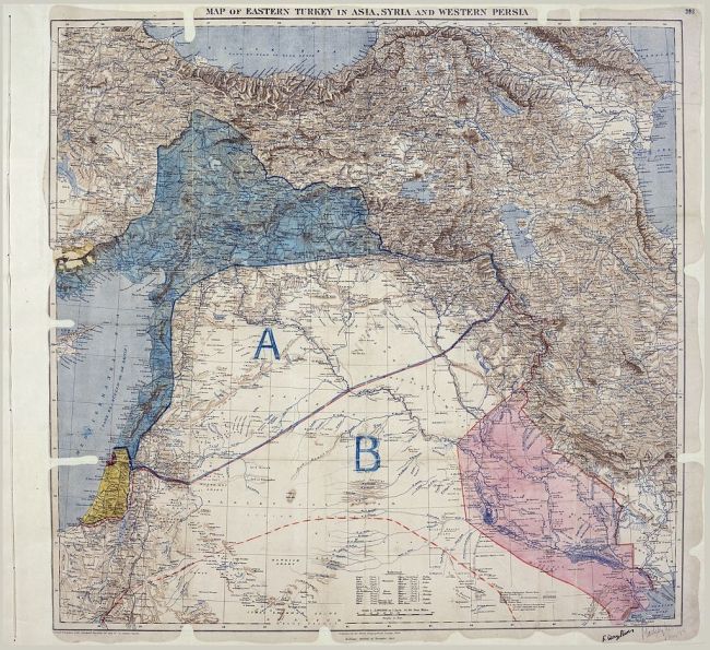 The original Sykes Picot map