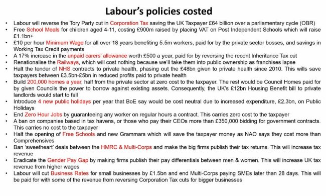 Labour Election Lies about the Economy